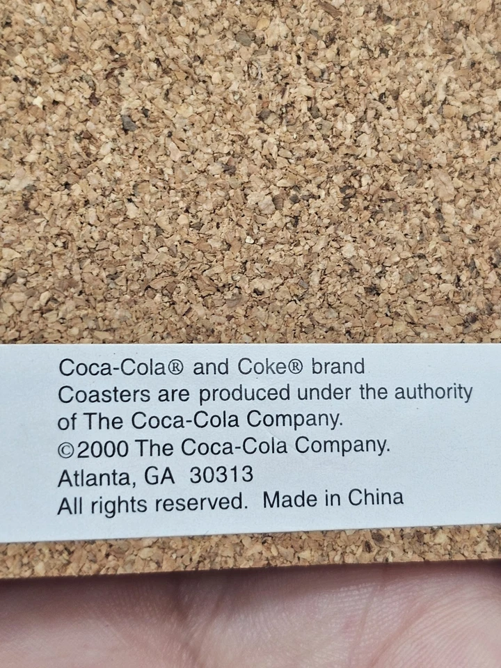 MIXED LOT OF 30 COCA-COLA COKE COASTERS CHRISTMAS DESIGNS CORK-BACKED 1999/2000 - Image 2 of 4