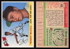 1955 Topps Windy McCall 42 RC AUTO EX New York Giants Baseball