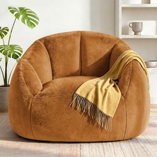 Living&Giving 47.2" Giant Shell-Shaped Bean Bag Chair Oversized for Adults -