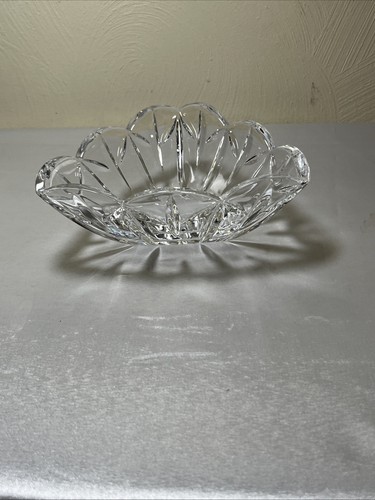 Vintage Bleikristallglas dreieckige Form Schale 6 Zoll - Bild 3 von 5