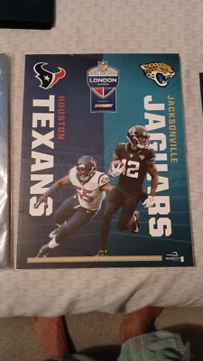 NFL London Games Programme - Jags vs Texans 2019