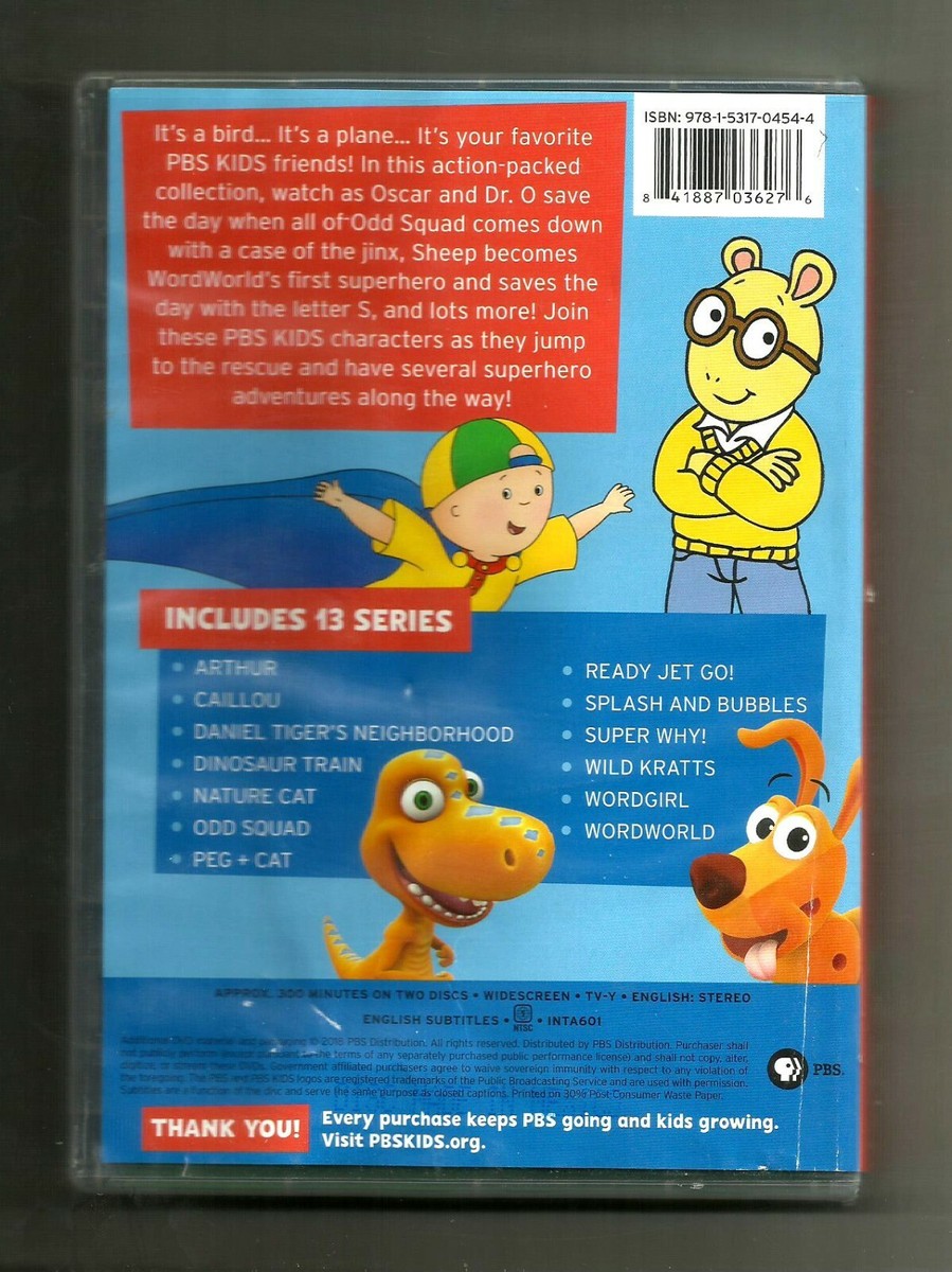 PBS KIDS 20 Incredible Tales (2018, 2 DVD) 13 Different