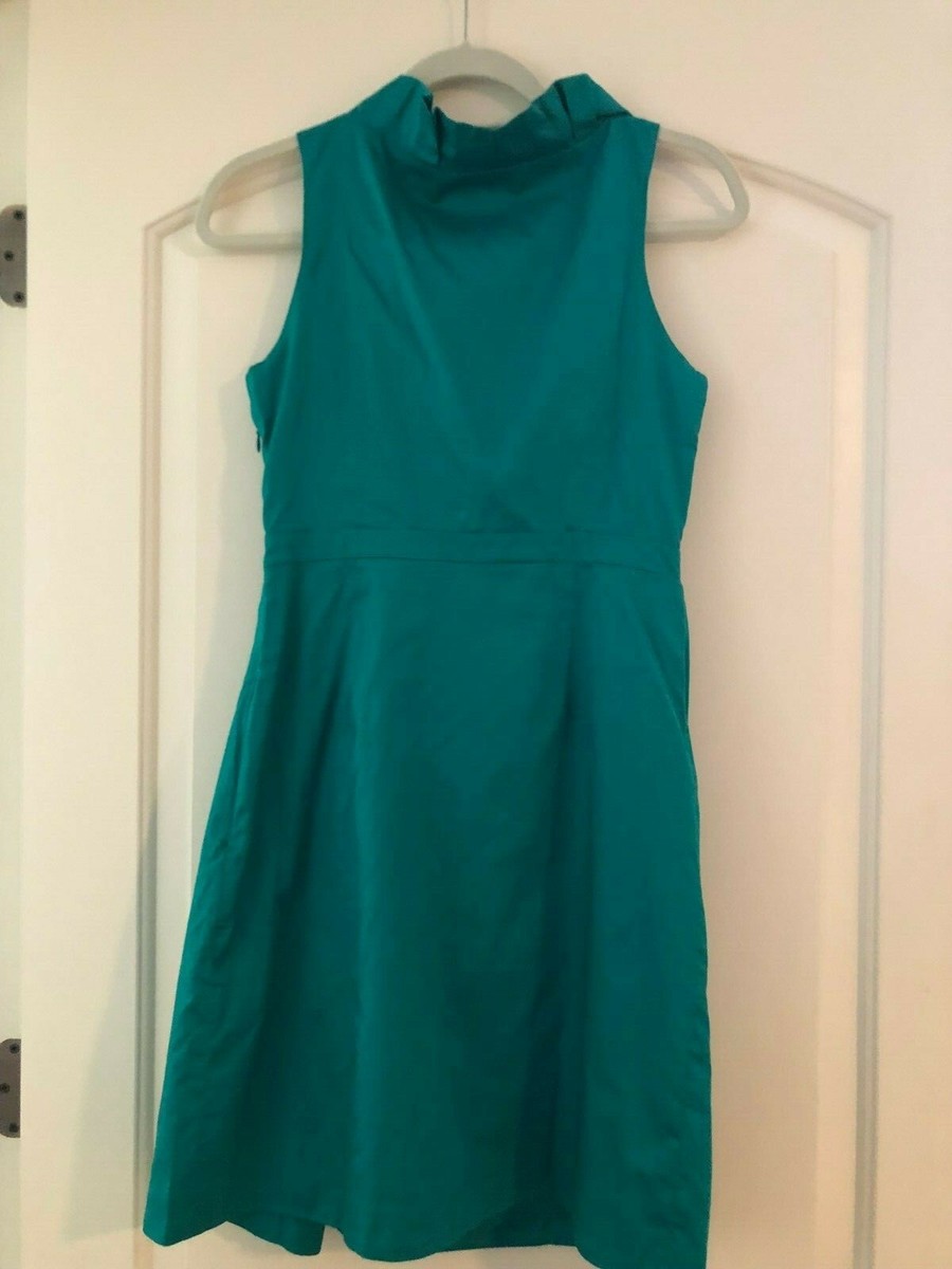 J.CREW Emerald Green Sleeveless Dressy V-Neck Dress - Women's Size 4 - EUC  | eBay
