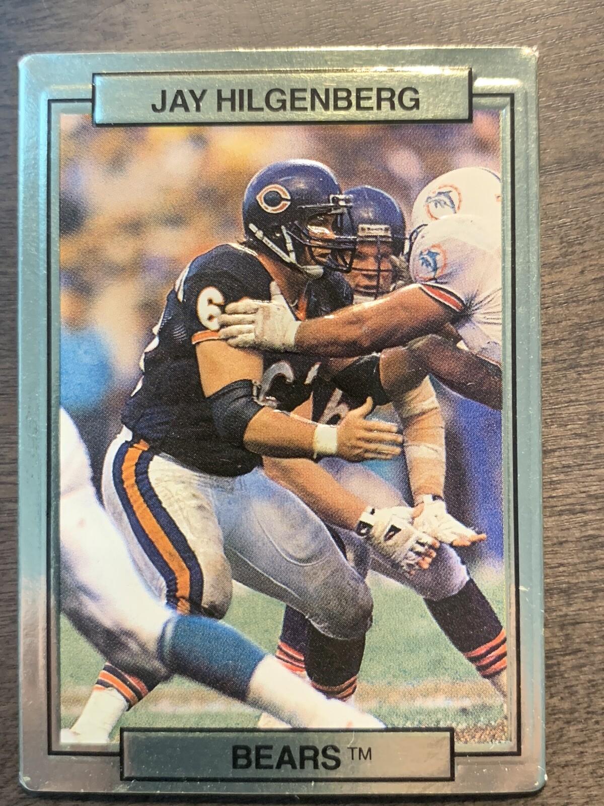 1989 Action Packed Jay Hilgenberg #7