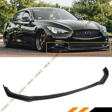 FOR 2014-17 INFINITI Q50 BASE PREMIUM GT STYLE FRONT BUMPER LIP SPOILER SPLITTER
