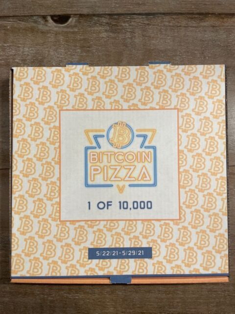 1 in 10 000 Bitcoin Pizza Box Collectible - Mint Condition (New/Unused)
