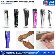 Professional Toe Nail Clippers Thick Toenails Fingernail Cutter Scissors Trimmer