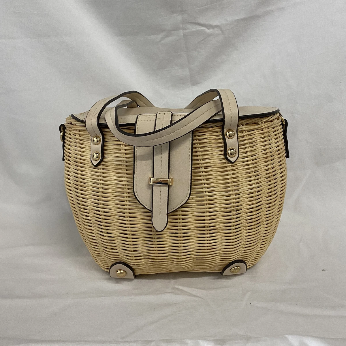 Rattan Bag Basket Purse Straw Bag Wicker Purse Basket Bag 