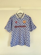 Manchester United 1990/92 Snowflake Away Football Shirt Men’s M