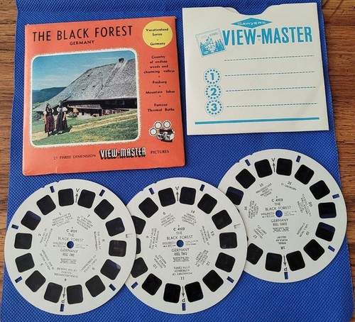 Sawyer's C410 E The Black Forest Germany Vacationland view-master 3 Reels Packet - Picture 2 of 4