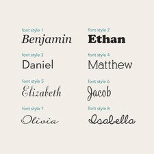 Personalized Name Lettering Decal