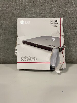LG Ultra Slim Portable DVD Writer GP63 For Windows & Mac Brand New
