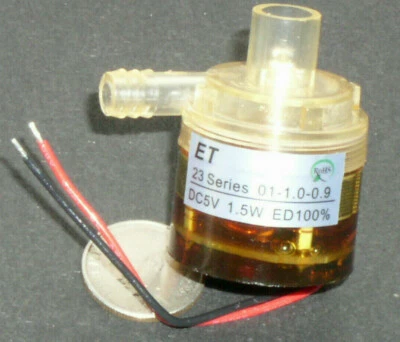 ET SERIES 23 SUBMERSIBLE TINY MICRO WATER PUMP 5V DC 300mA (1) L/M Liter/min USA