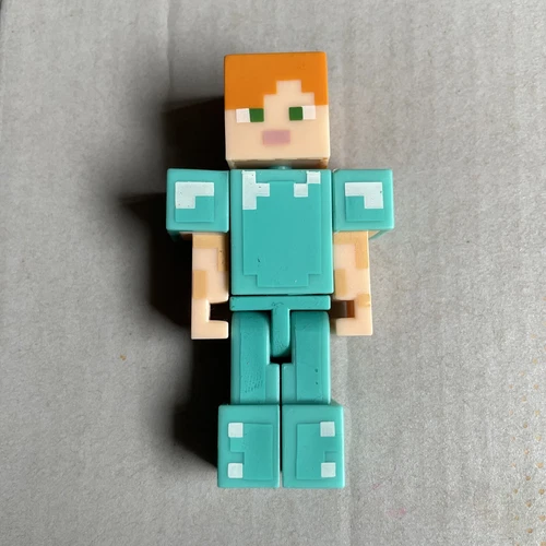 MINECRAFT BUILD A PORTAL ALEX IN DIAMOND ARMOR MATTEL 3"