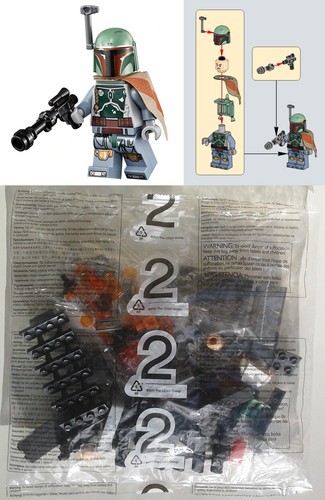 LEGO Boba Fett minifigure, blaster (NEW 