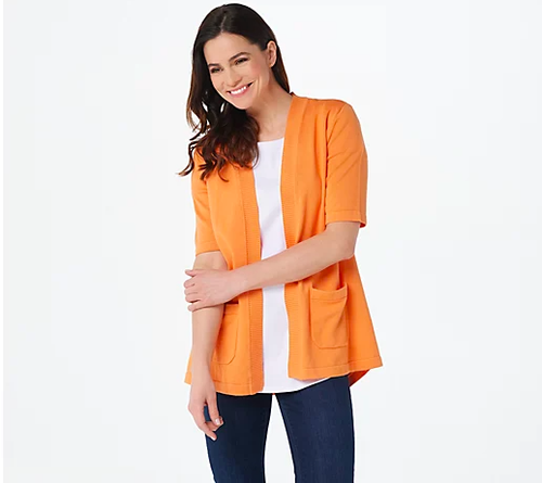 Isaac Mizrahi Live Women Elbow Sleeve 