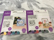 Crafter's Companion Everyday Christmas Interchangeable Stamps & Stencils NEW