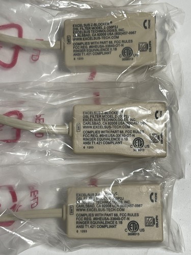 DSL Filter Excelsus Z-Blocker Z-330CW Wall Mount 3 Telephone Inline Filter - 第 3/5 張圖片