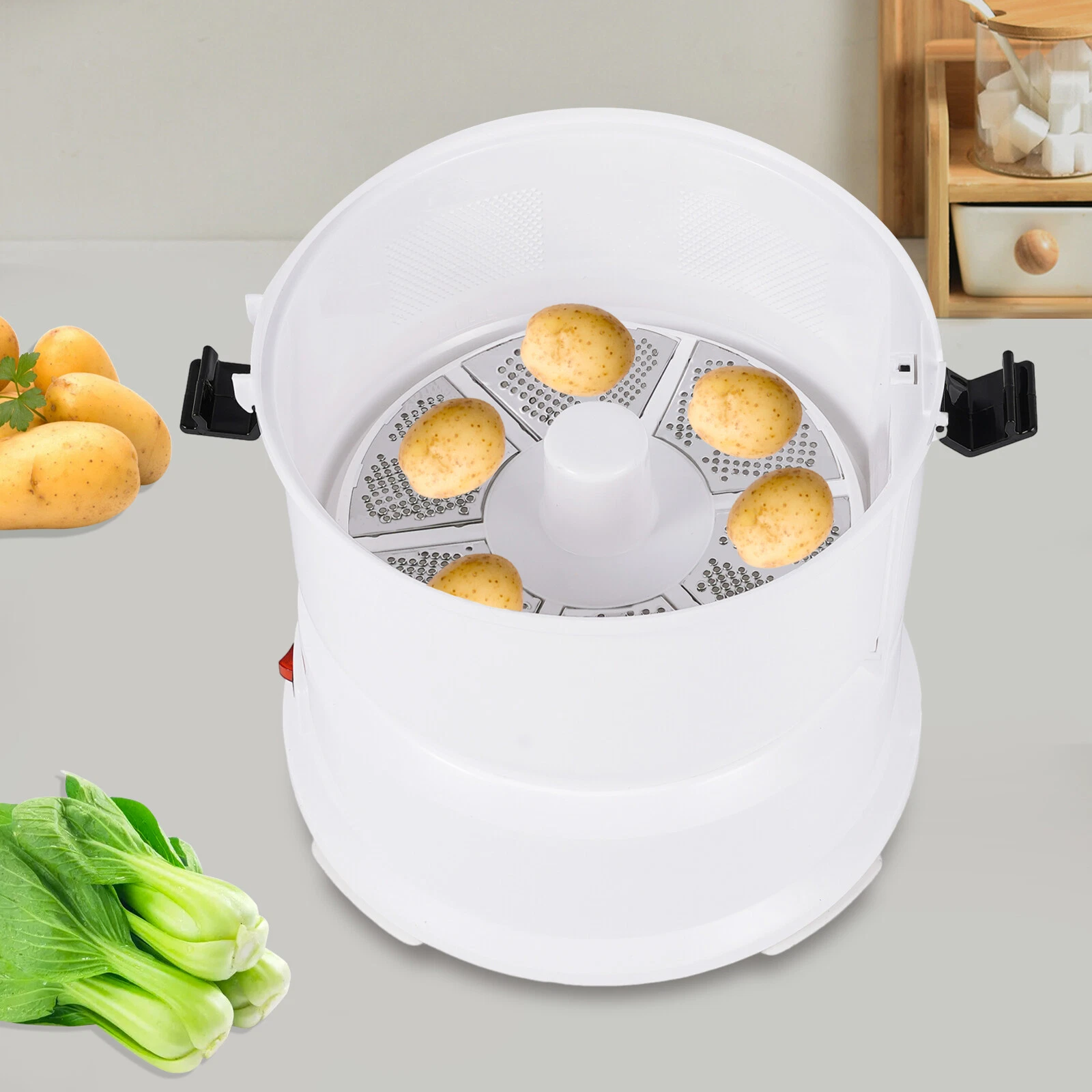 Electric Potato Peeler 85W Kitchen Automatic Vegetable Potato Peeling Machine
Opens in a new window