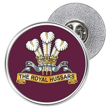 The Royal Hussars Metal Lapel Pin Badge 25mm (Military, Army)