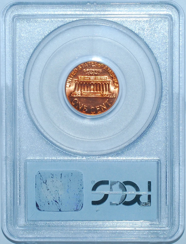 1985 PCGS MS68RD Red Lincoln Cent - Image 2 of 2