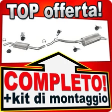 Scarico Completo per VW T4 TRANSPORTER IV 1.9 2.4 2.5 D TD TDI SWB 96-03