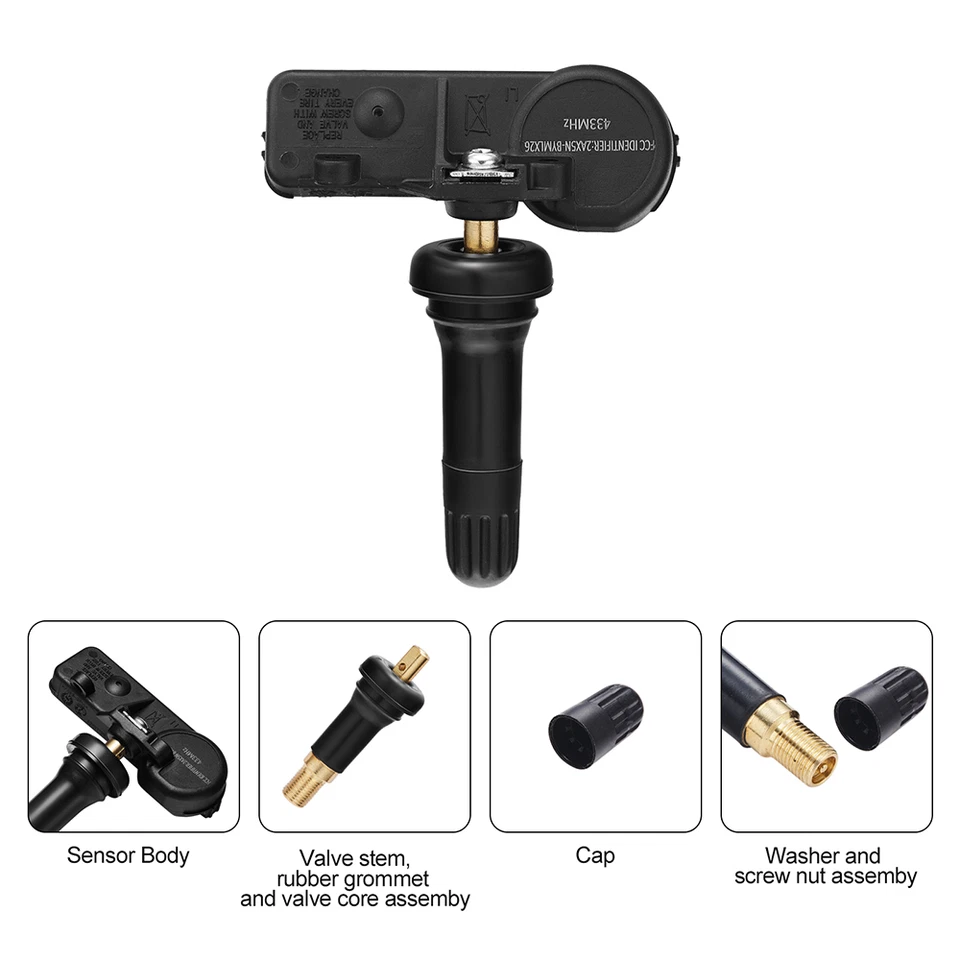 4PCS TPMS Tire Pressure Sensor For 2017-2020 Fiat 500L 56029398AB Foto 2 de 4