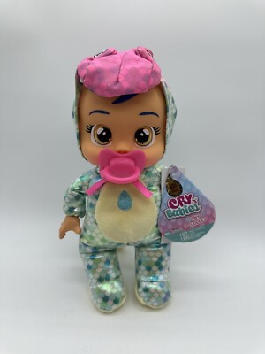 Cry Babies Tiny Cuddles Dinos Metallic Pajamas T-Rex Mia 9'' Baby Doll NWT