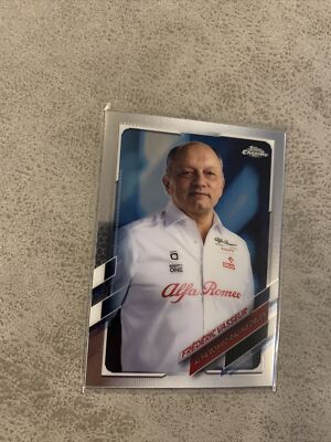 Topps Chrome 2021 F1 Formula 1 Frederic Vasseur #94 Alfa Romeo