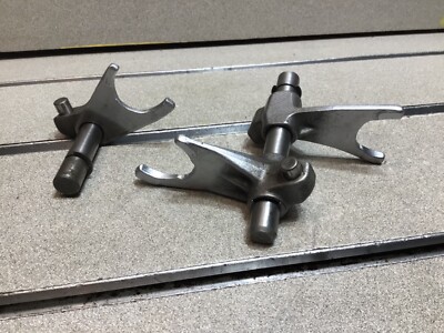 Shift Rails And Forks Yamaha DT175,enduro,1974,shift fork,fork set,shift rails,transmission ...