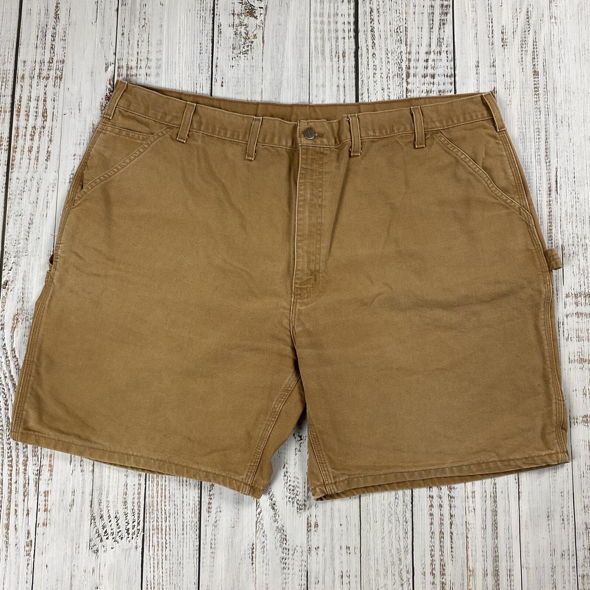 CARHARTT MENS B25 BRN WASHED DUCK CANVAS WORK CARPENTER CARHARTT MENS B25 BRN WASHED DUCK CANVAS WORK CARPENTER