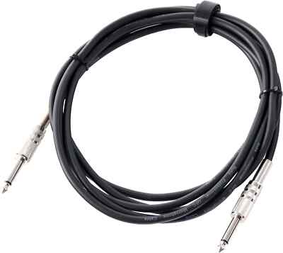 3m Kabel mit 6,3mm Klinke Steckern für E-Gitarre E-Bass und andere Instrumente