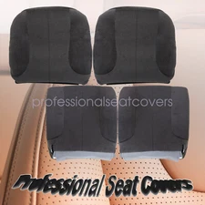 Front Cloth Seat Cover Dark Gray For 2003 2004 2005 Dodge Ram 1500 2500 3500
