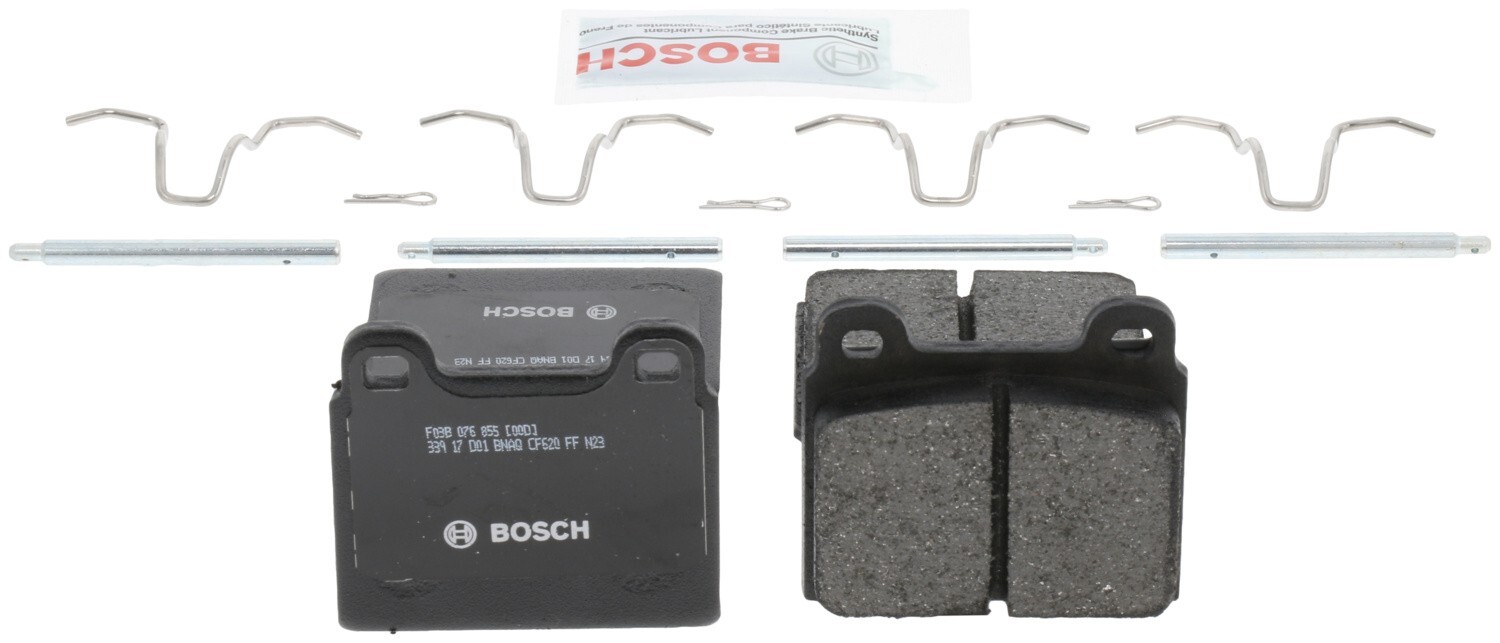 For 1980-1981 Ferrari Mondial 8 Bosch QuietCast Ceramic Brake Pads Front