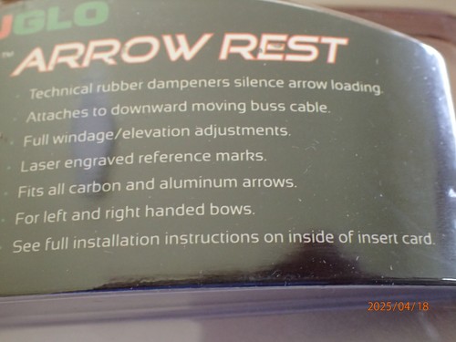 TRUGLO DOWN-DRAFT ARROW REST RIGHT OR LEFT HAND BOW ARROW REST NEW SEALED - Picture 7 of 14