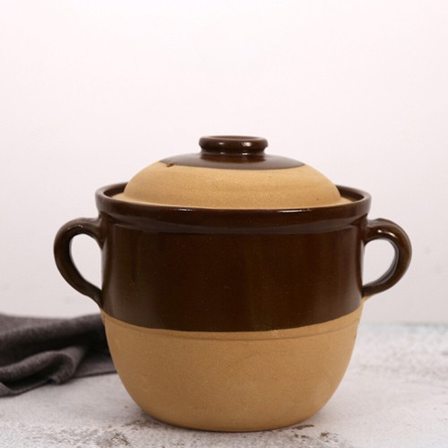 Koreanische Stein Topf Große Ton Topf Mit Deckel Bibimbap Schüssel - Bild 9 von 12