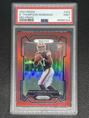 2023 Dorian Thompson-Robinson RED PRIZM RC RARE PSA 9 MINT  