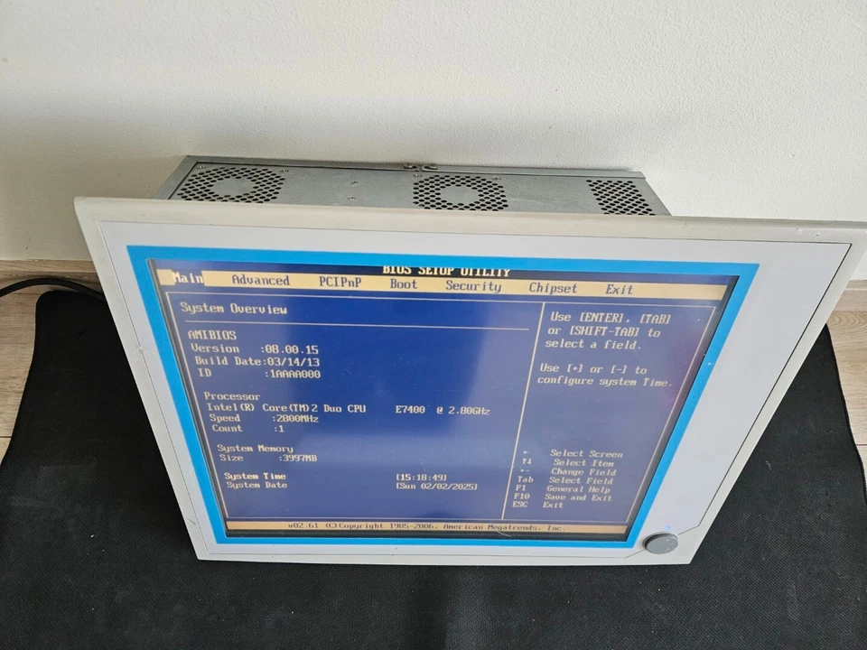ADVANTECH COMPUTER IPPC-6192A-R1BE, INDUSTRAIL OPERATING PANEL PC - Bild 4 von 4