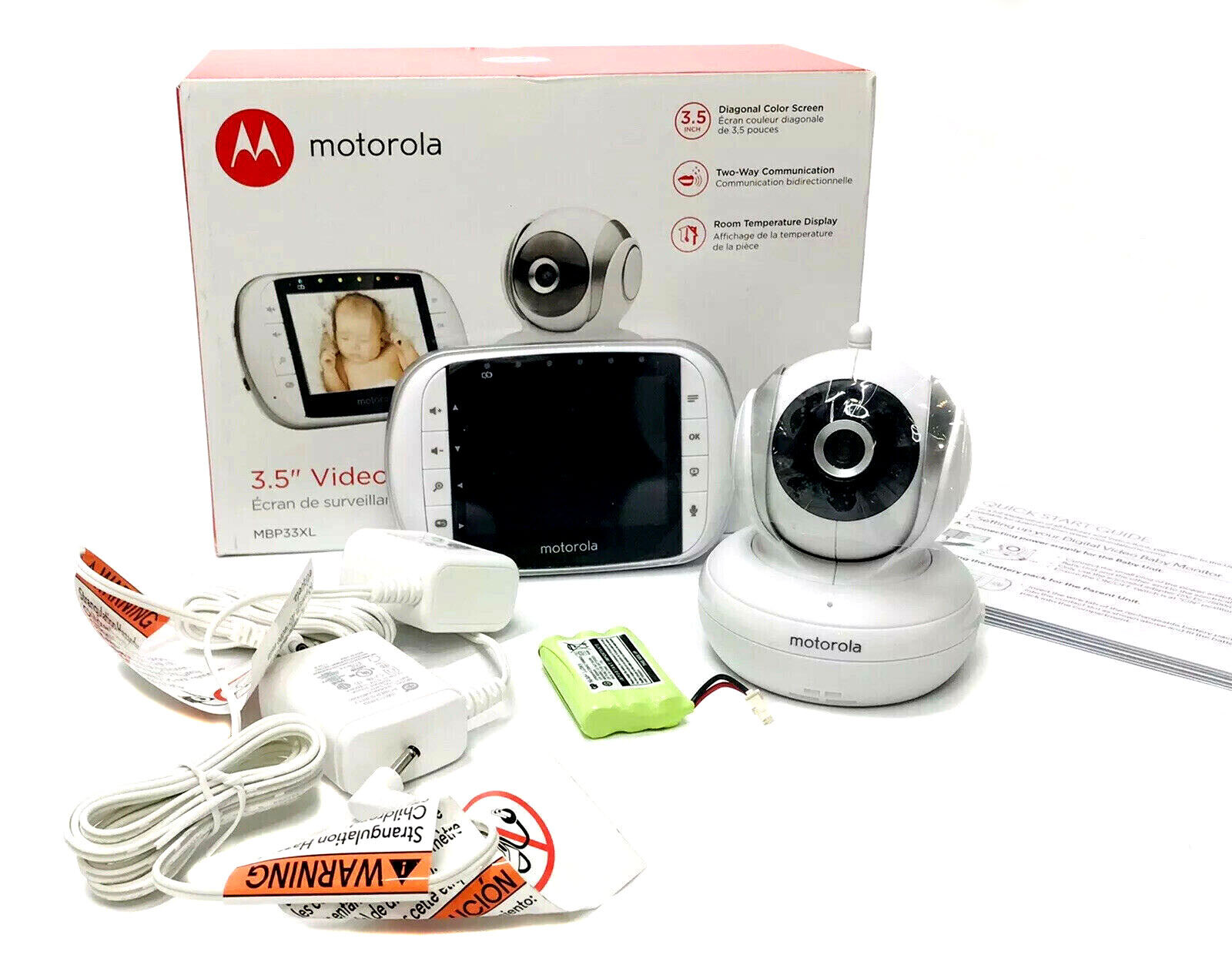 motorola 3.5 video baby monitor