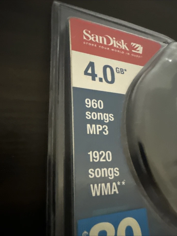 SANDISK SANSA m260 MP3 Music Player 4GB Blue (FACTORY SEALED) - Image 2 of 4