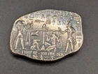 1 oz .999 Silver Art Bar Hand Poured Anubis Egyptian Antique Relic Cleopatra Tut