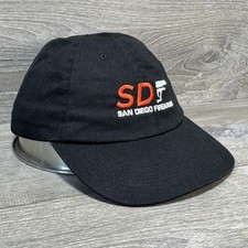 San Diego Firearms Hat Cap Strap Back Embroidered Made in USA Advertising Mens