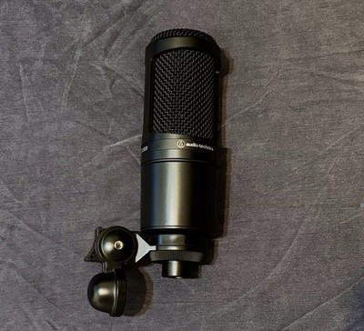 Audio-Technica AT2020 Cardioid Condenser Studio XLR Microphone [Black]