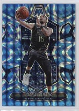 2023-24 Panini Mosaic Reactive Blue Mosaic Prizm Jose Alvarado #186 0u9w