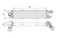 Valeo LadeluftküHler 818299 FüR Opel Vivaro X82 Bus Cdti Renault Trafic 3 Dci