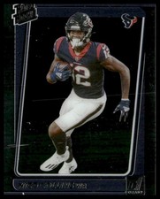 Nico Collins Rookie RC 2021 Clearly Donruss #80 Houston Texans
