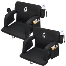 Wide Stadium Seats for Bleachers with Back Support,6-Position Adjustable Bleache