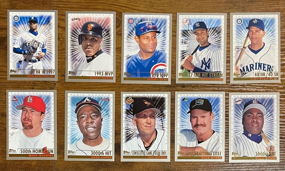 2000 Topps Series 1 &2 Baseball Card Complete Set (1 - 479) + Inserts - Image 3 of 4