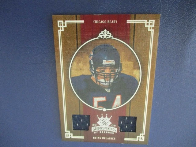 2005 Donruss Throwback Threads Gridiron Kings Brian Urlacher Dual Material /75 - Image 2 of 4