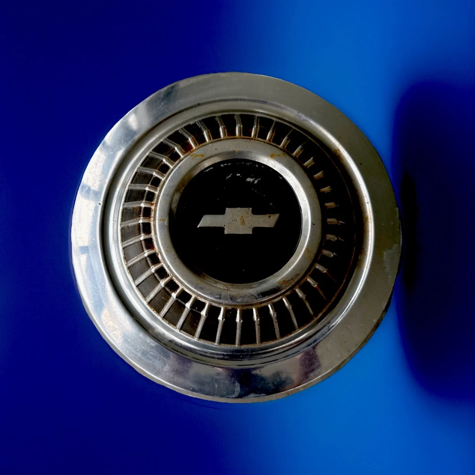 66 67 Chevrolet Chevelle Hubcap Rim Wheel Lug Cover Center Hub Cap USED 10 1/2" - Image 3 of 4